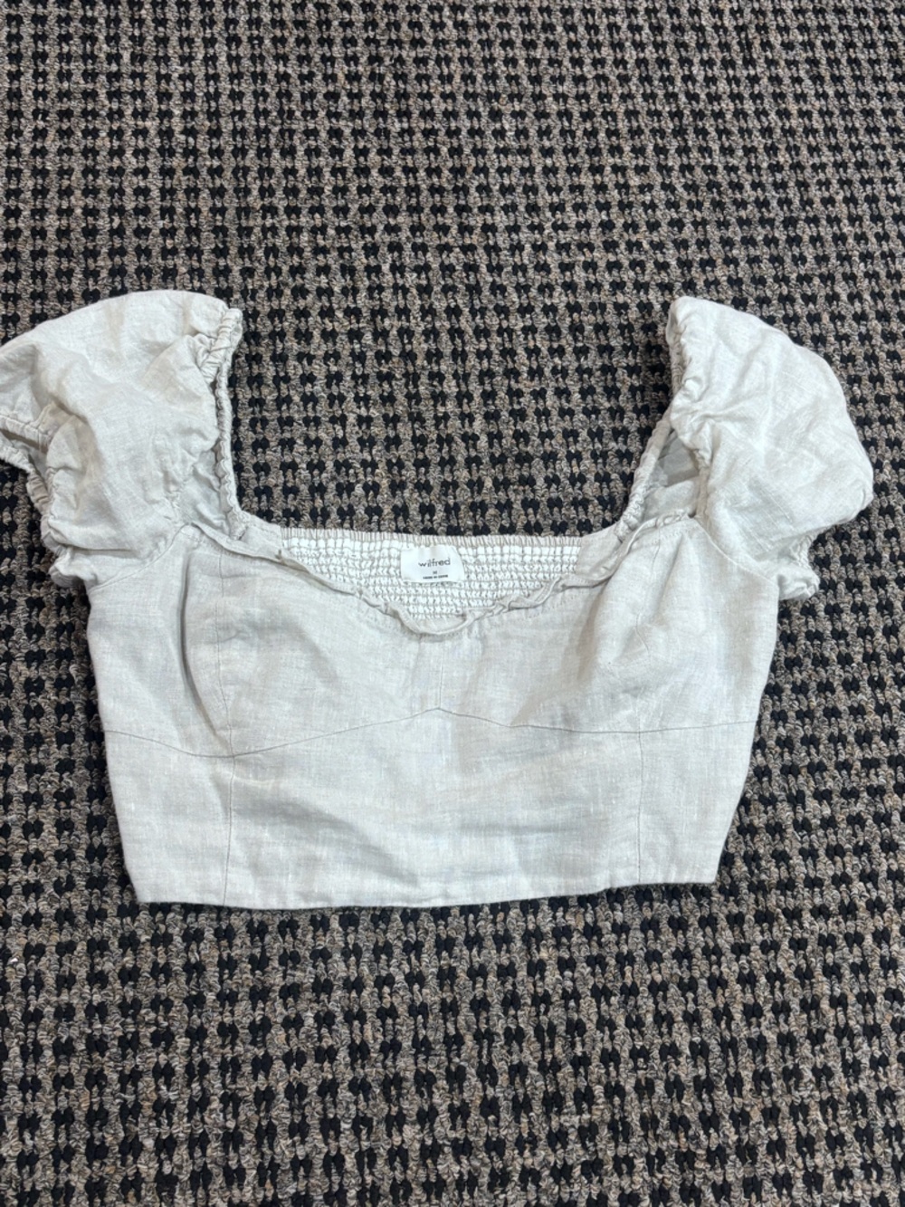 Aritzia Wilfred Wander Linen Blouse - Picture 2 of 4